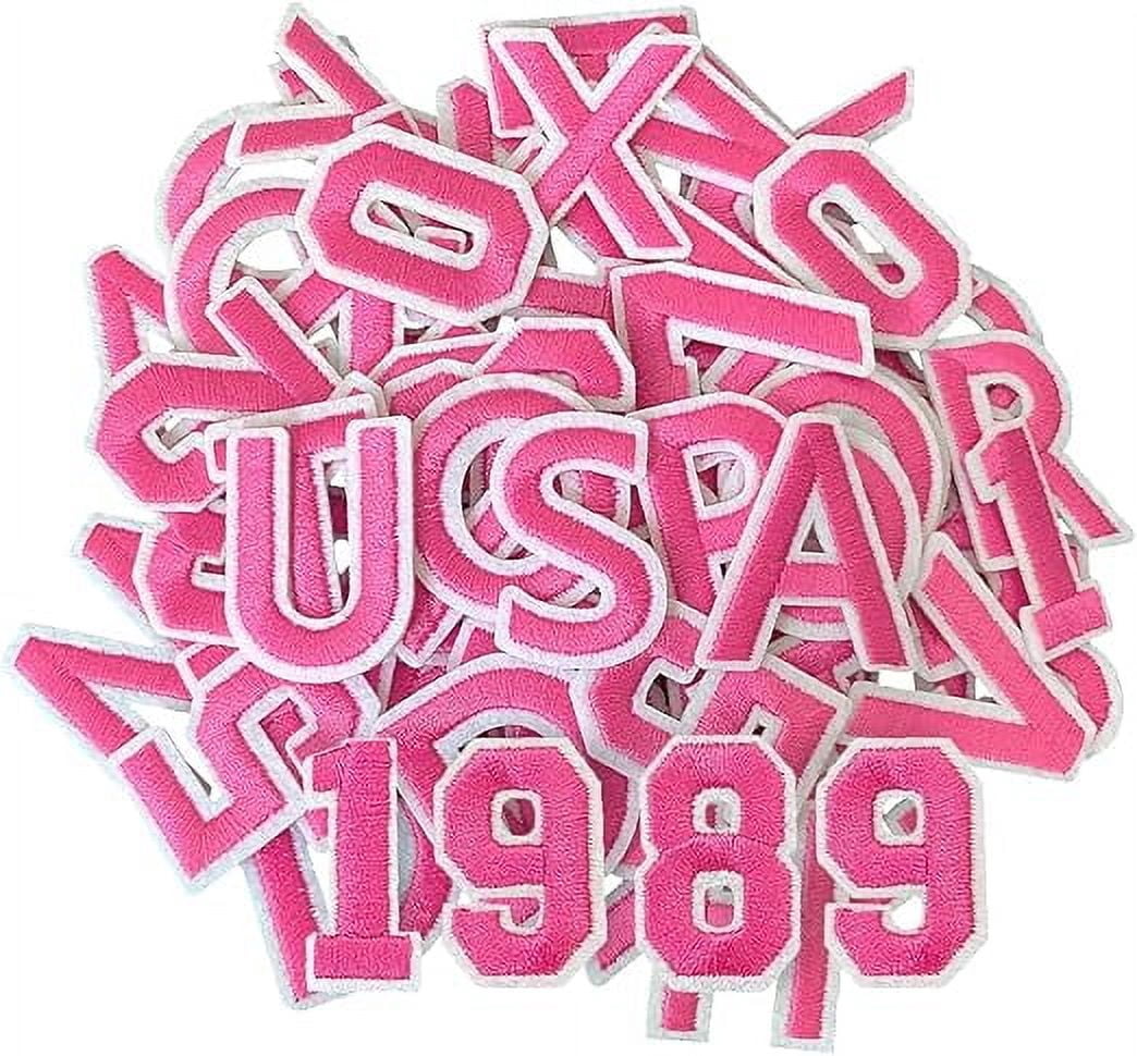 72 Pcs Iron On Letters & Numbers Patch Set - A-Z Alphabet & 0-9 Embroidered Fabric Patches For Clothes, Hats, Bags - View #4