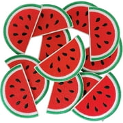 Pieces Watermelon Iron on Patches, Watermelon Embroidered Patch for Clothes, Jacket, Hat, Socks, Jeans