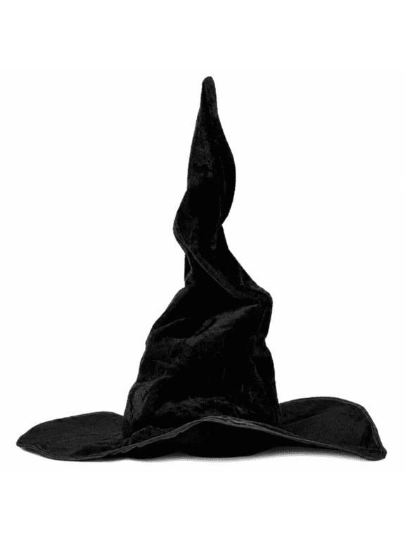 Witch Hat for Adults and Teens Novelty Cosplay Accessories for Halloween Costume Party Christmas Masquerade Carnivals (Black)