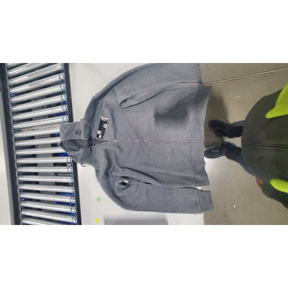 J.COME FULL ZIP SWEATER JACKET - SIZE M - CHARCOAL