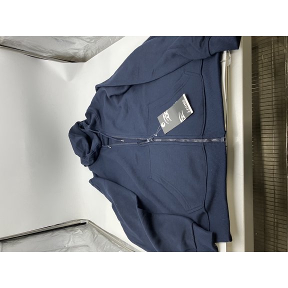 J.COME FULL ZIP SWEATER JACKET - SIZE: MEN L - NAVY