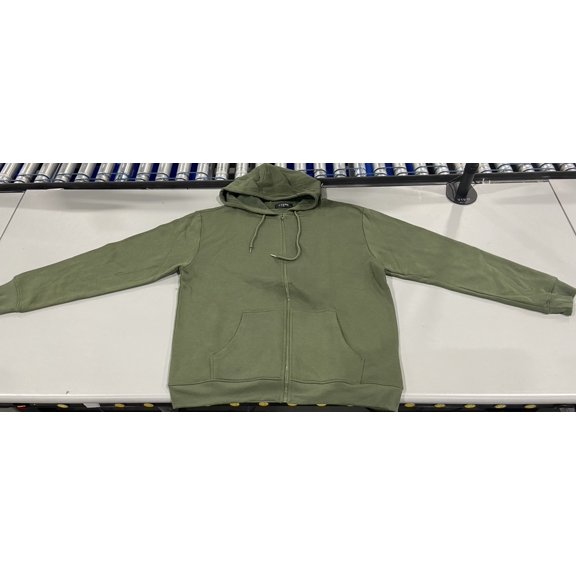 J.COME SWEATER, OLIVE, X-LARGE
