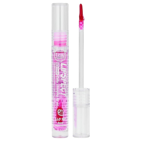 J.Cat Beauty Lipspect Lip Switch, Color Changing Lip Oil, LLO 102 Berry Impressive, 0.1 fl oz (3 ml)