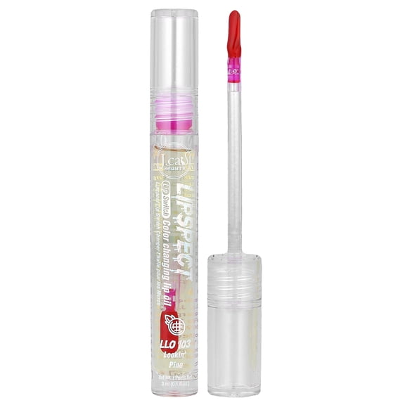 J.Cat Beauty Lipspect Lip Switch, Color Changing Lip Oil, LLO 103 Lookin' Pine, 0.1 fl oz (3 ml)