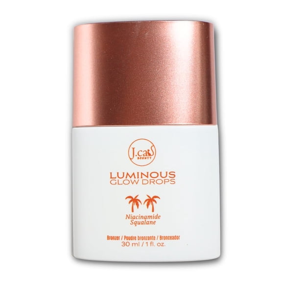 J. Cat Beauty Luminous Glow Drops Radiance-Boosting Liquid, Rose Gold, LMG103