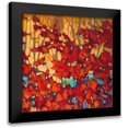 thumbnail image 1 of J., Charles 15x15 Black Modern Framed Museum Art Print Titled - Abstract Autumn 2, 1 of 5