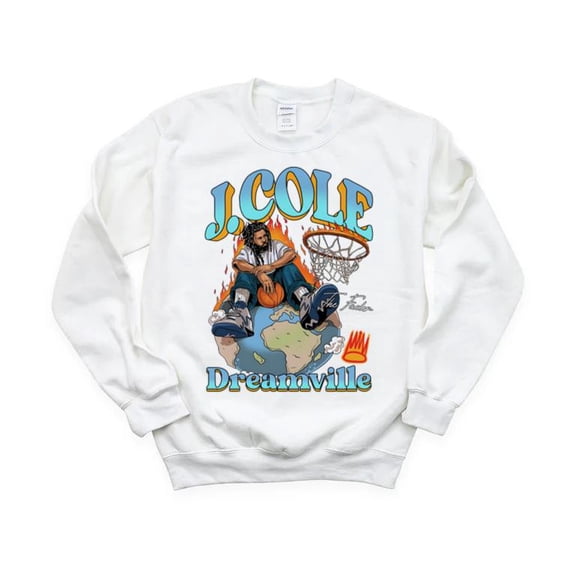 J Cole Dreamville World Rap Hip Hop Music Concert Tour Artist Festival Fan Sweatshirt, for men & women, up to size 5XL