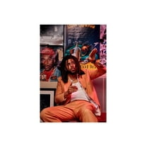 J.Cole Poster Music Album Posters Aesthetics Room HD Print Canvas Wall Art Home Decor 16x24 inch Unframed