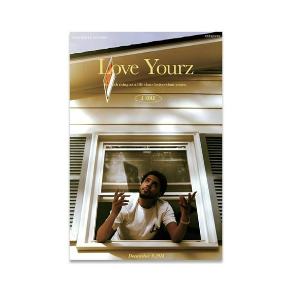 J Cole Poster Rapper Album Cover Posters for Room Aesthetic  Music Wall Art Prints for Teen Bedroom, Dorm, Office Decor And Gift Ideas