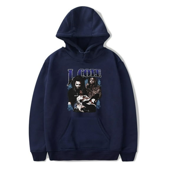 J Cole Rapper Hoodie Casual Sweatshirt Long Sleeve Pullover HipHop Style
