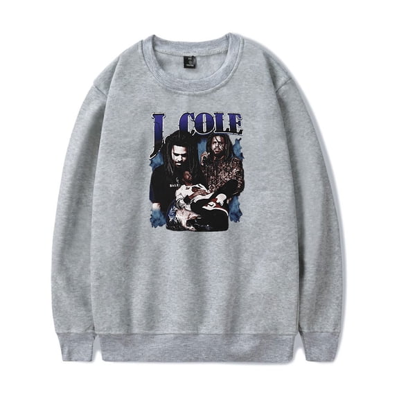 J Cole Rapper Sweatshirt Long-Sleeved Top Man/Woman Hip Hop Pullover