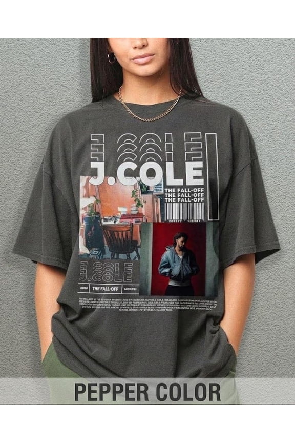 J Cole The Fall Off Shirt, J Cole Graphic Tee, Vintage 90s Rap T-Shirt, Hip Hop Merch, Comfort Colors Music Lover Gift Multi