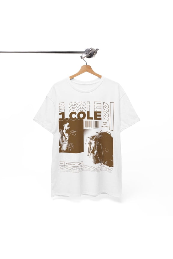 J Cole The Fall Off Tour Shirt, Vintage 90s Rap Tee Multi