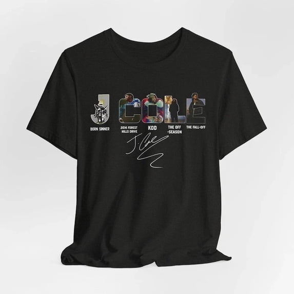 J Cole The Fall Off World Tour 2026 T-shirt