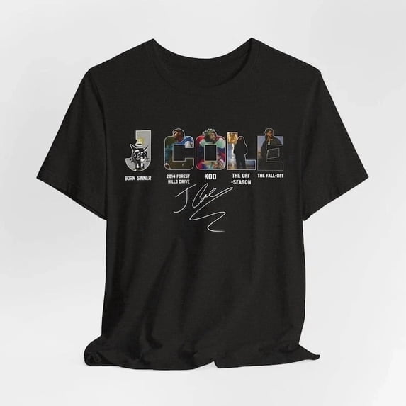 J Cole The Fall Off World Tour 2026 T-shirt