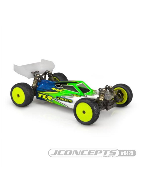 J Concepts JCO0429L S2 - TLR 22X-4 Body with S-Type Wing Model Car Kit