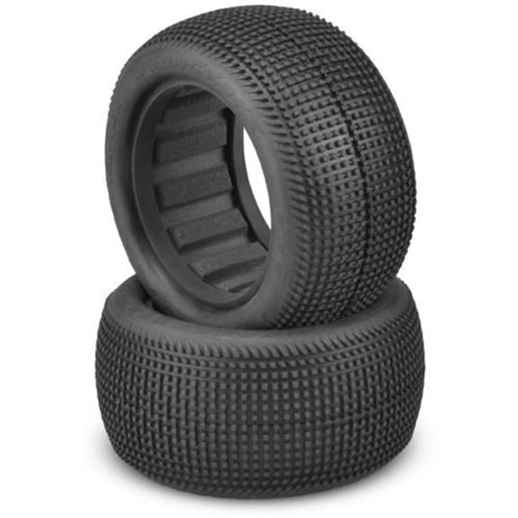 J Concepts JCO313302 2.2 in. Sprinter 2.2 Compound 1-10 Buggy Rear Tires - Green
