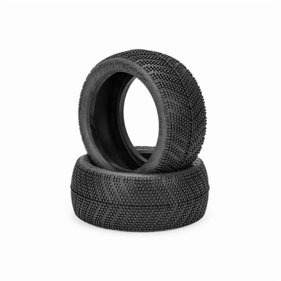 J Concepts JCO407403 Aqua A2 Compound Falcon Tires for Fits 1-8th Truck Wheel