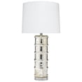 thumbnail image 1 of J&D Designs Irene Traditional Style Glass Table Lamp in Silver Mercury Finish, 1 of 2