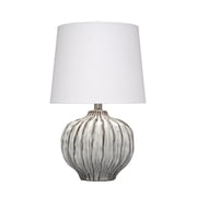 J&D Designs Reef Ceramic Table Lamp in Gray