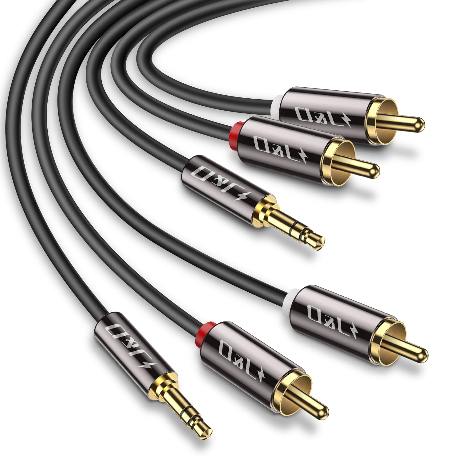 Simyoung 3 feet 3FT 3 RCA Male to 3.5mm Male Jack Cable AV Audio Video
