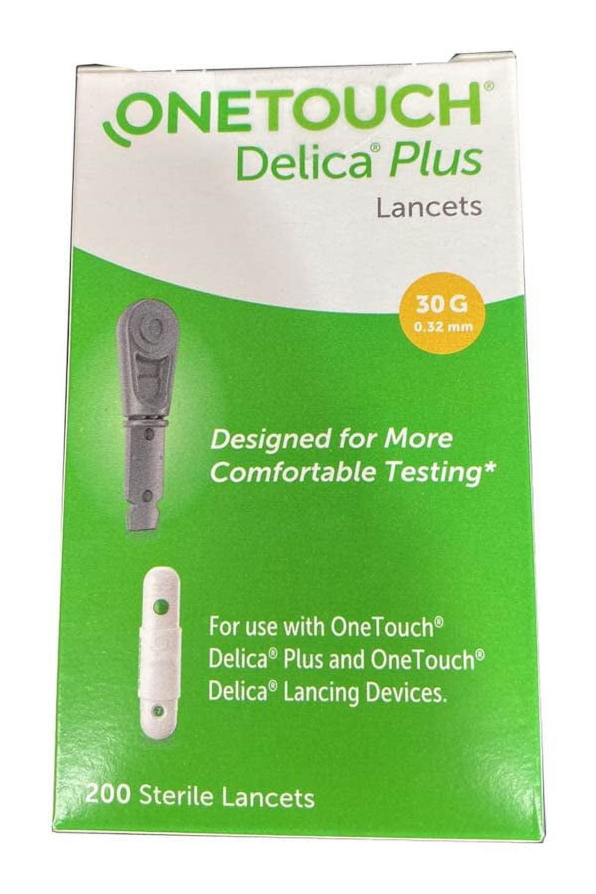 J&D International Delica Plus 200 Lancets 30 Gauge 0.32mm