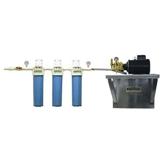 J&D Manufacturing 0.5 x 20 ft. Pipe - Stainless Steel - 0.015 GPM at 1000 PSI 24 in. Spacing with Couplers