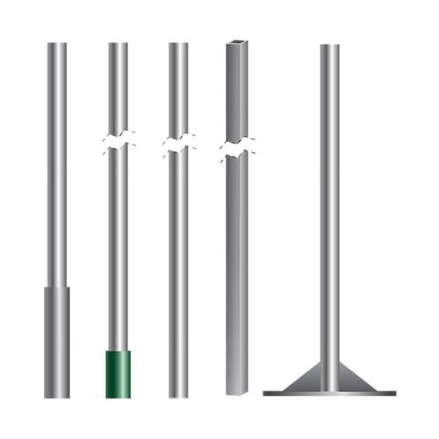 J&D Manufacturing 2.875 in. x 6 ft. 6 in. Galvanized Steel Up-Posts ...