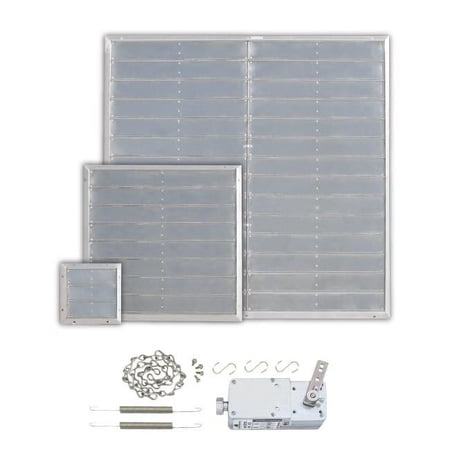 J&D Manufacturing 30 x 30 in. Shutter - Aluminum - Single Panel