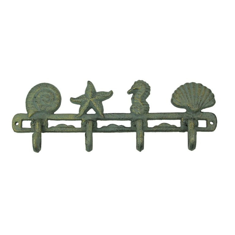 Cast Iron Metal Wall Mount Starfish Hook Holder Cast Iron Metal Wall Mount Starfish Hook Holder