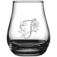 thumbnail image 1 of J Daishy Daisy Monogram Etched 4.1oz Spey Dram Whisky Glass, 1 of 1