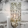thumbnail image 1 of J Devlin Glass Art Stained Glass Plug-in Aspen Tree Night Light, 1 of 4