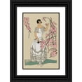thumbnail image 1 of J. Dory 11x14 Black Ornate Wood Framed Double Matted Museum Art Print Titled: Garden Party. - in His Cool ., 1 of 5