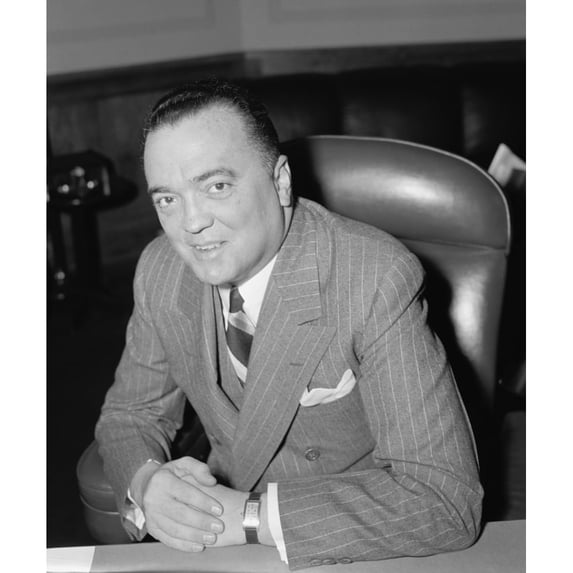 J. Edgar Hoover History (24 x 36)
