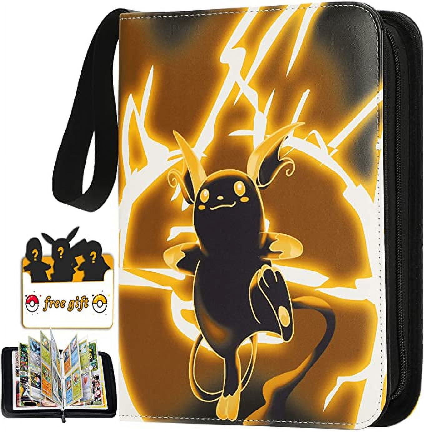 J&G Cards Holder, 4Pocket Trading Card Binder Case Book Fits 400 Cards