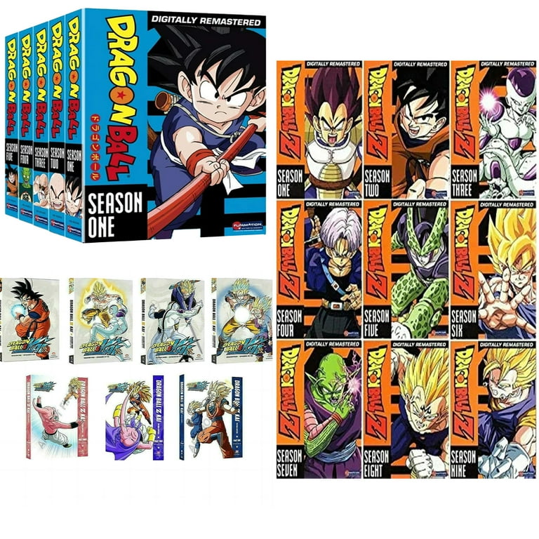 J G Dragon Ball Z Season 1 9 Dragon Ball 1 5 Dragon Ball Z Kai 1 7 DVD Animated Bird Studio