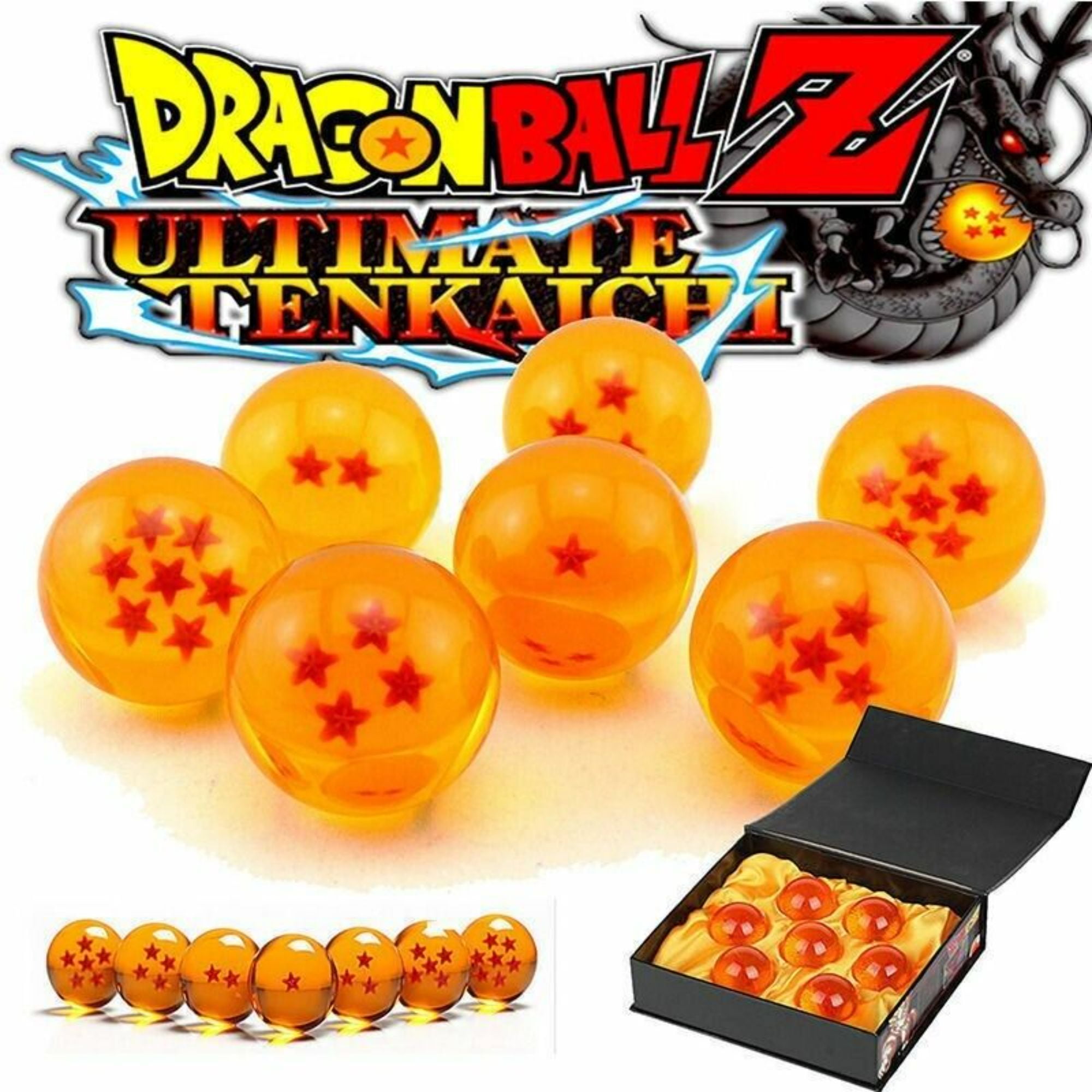 J&G New 7Pcs Stars Dragon Ball Z Crystal Balls Set Collection In Box Set Gifts