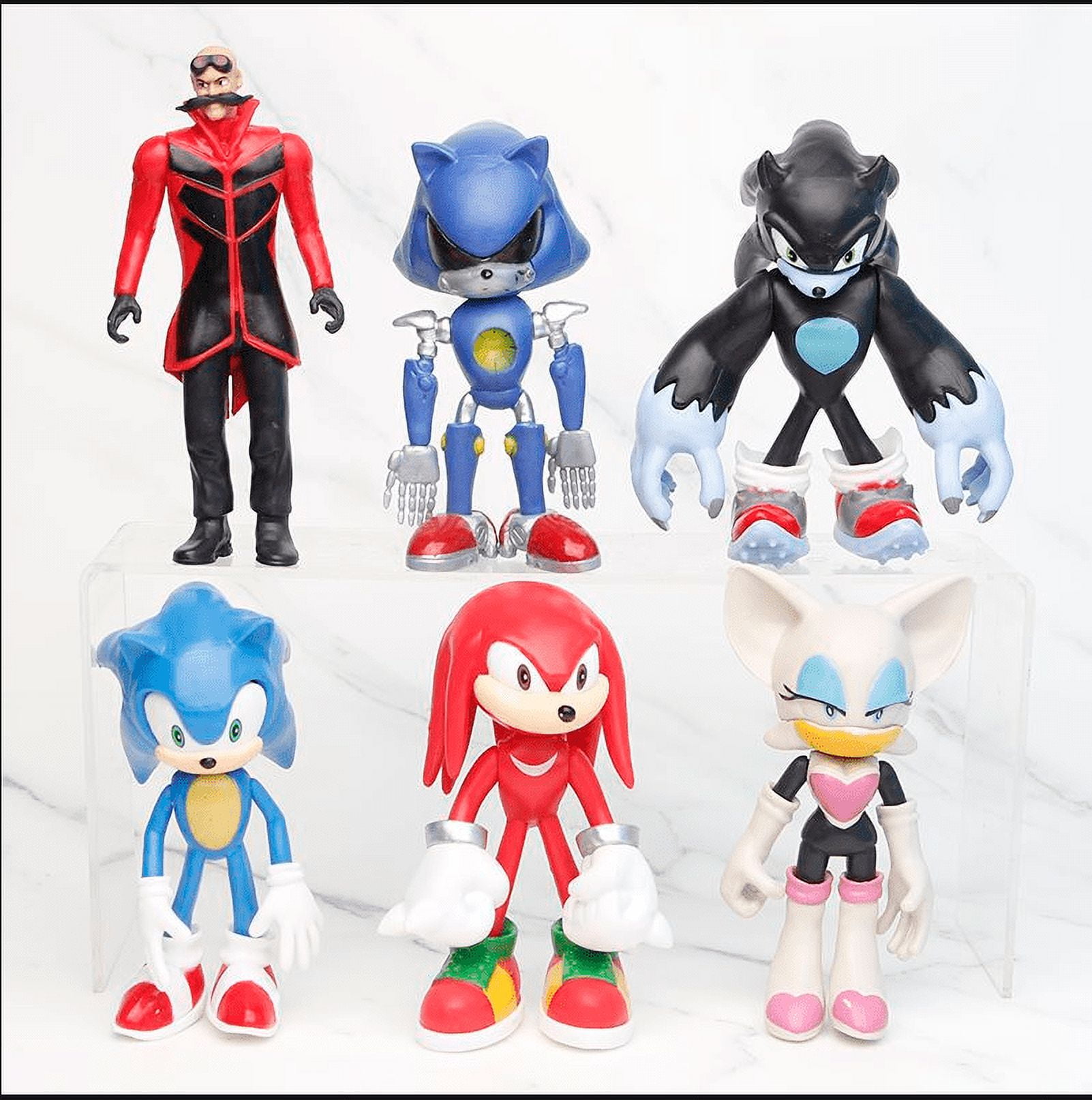 Max Fun Set of 6pcs Sonic The Hedgehog Action Figures, 5-7cm Tall Cake –  ToysCentral - Europe