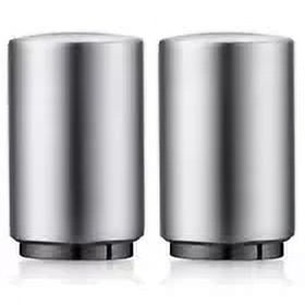 J & G Stainless Steel Automatic Beer Bottle Opener - No Damage to Caps (2 Pks), Portable Push-Down Design with Magnetic Cap Catcher