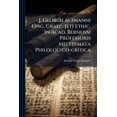 thumbnail image 1 of J. Georgii Altmanni Ling. Graec. [et] Ethic. In Acad. Bernensi Professoris Meletemata Philologico-critica : ([2], 168, [21], [3] En Bl.)... (Paperback), 1 of 1