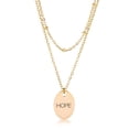 thumbnail image 1 of J Goodin N01365GV-V02 18k Gold Plated Double Chain Hope Necklace, 1 of 1
