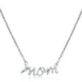 thumbnail image 1 of J Goodin N01374R-V00 Rhodium Plated Mom Script Necklace, 1 of 1