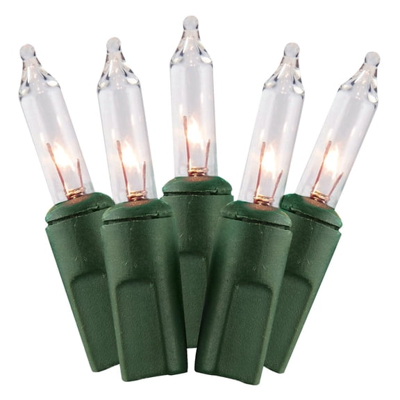 J Hofert 2970-02 50Lt Mini Light Set, Clear