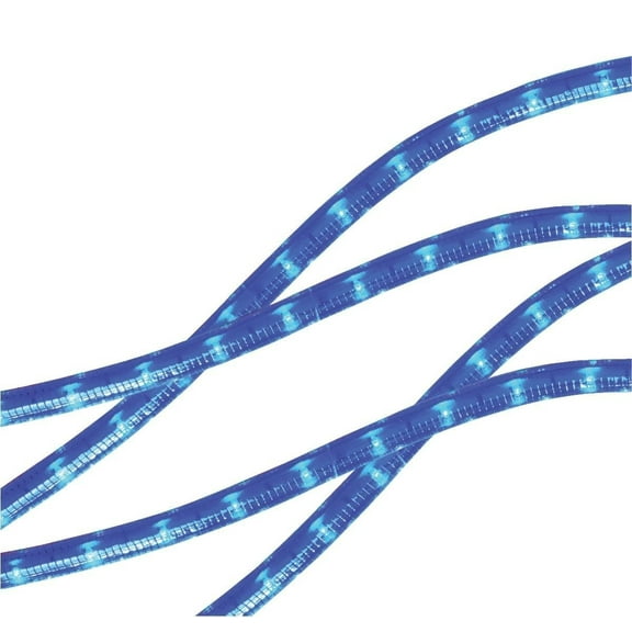 J. Hofert Co 215ct Christmas Indoor/Outdoor Rope Light Set White Cord - Blue