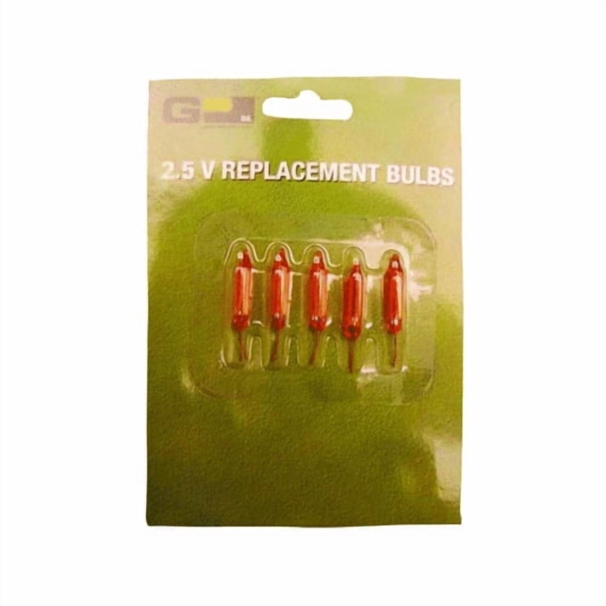 J Hofert Incandescent Decorative Bulb 3180-06 - 2.5V Gold - 5 Pack
