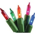 thumbnail image 1 of J Hofert Multi 300-Bulb Mini Incandescent Flashing Icicle Light Set with Green Wire, 1 of 2