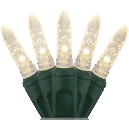 J Hofert C3 LED Light Set - Warm White String Lights, Energy Saving - 100 Count