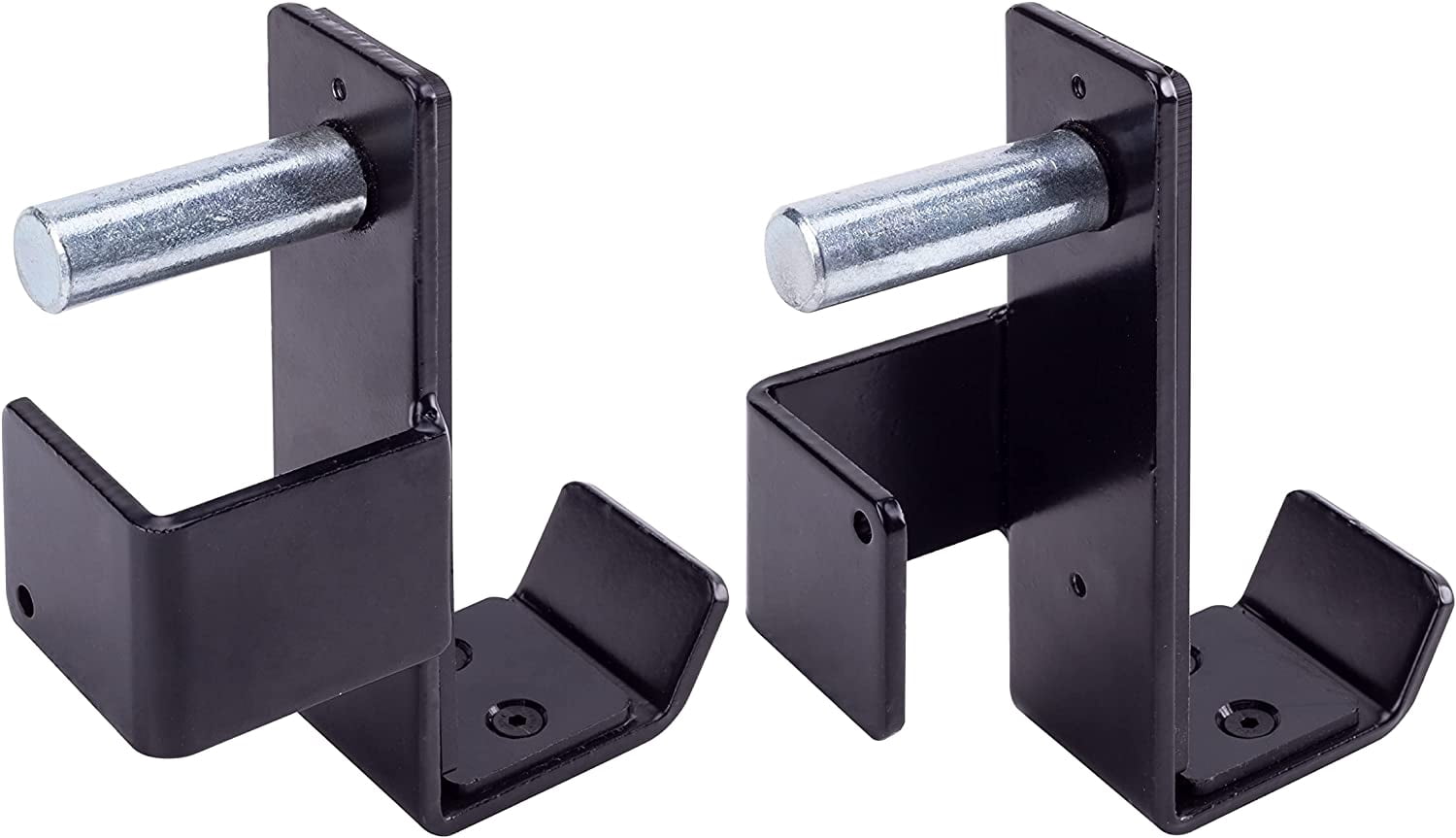 J-Hooks J-Cup Power Rack for 2"x 2" 2.5"x2.5" 3"x3" Tube Squat Rack Attachment, Barbell Holder for Power Cage, Heavy Duty 1000 LB Capacity, (Set of 2)