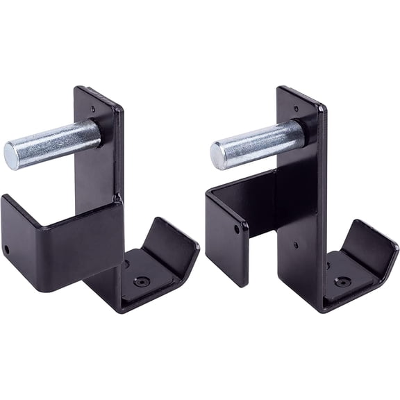 J-Hooks J-Cup Power Rack for 2"x 2" 2.5"x2.5" 3"x3" Tube Squat Rack Attachment, Barbell Holder for Power Cage, Heavy Duty 1000 LB Capacity, (Set of 2)