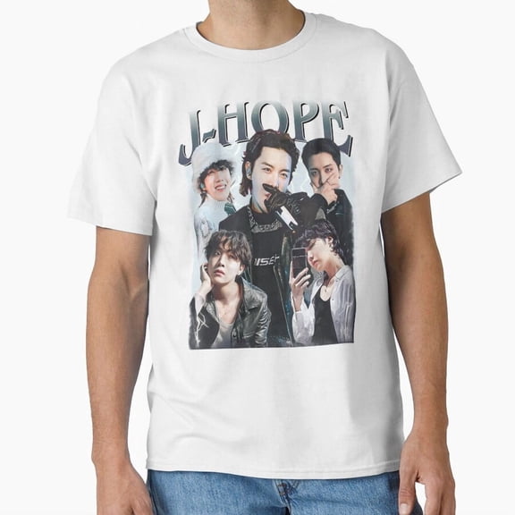 J Hope Korean Pop Vintage Retro Hip Hop Dancer Fan T-Shirt